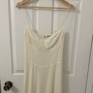 Reformation Juliette Dress in Ivory